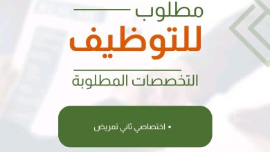 مطلوب للتوظيف