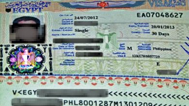 تأشيرة مصر