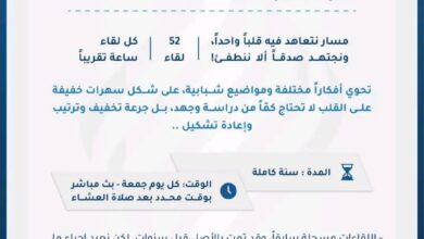 برنامج وأصبر نفسك