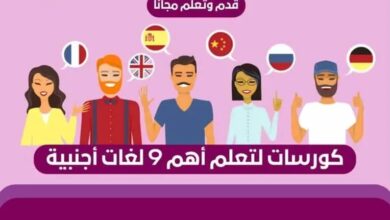 كورسات لغة مجانية