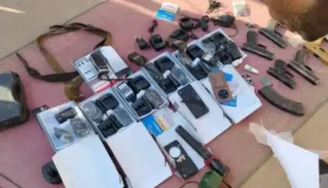 ضبط أسلحة وذخائر 